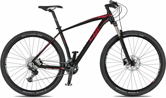 Hardtail bicykel 4Ever Victory 1 Shimano Deore RD-M5120 2x10 Čierna-Metallic Red 21" - 1