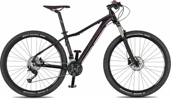 Bicicleta rígida 4Ever Frontbee 1 Shimano Alivio RD-M3100 3x9 Negro-Metallic Pink 18" - 1