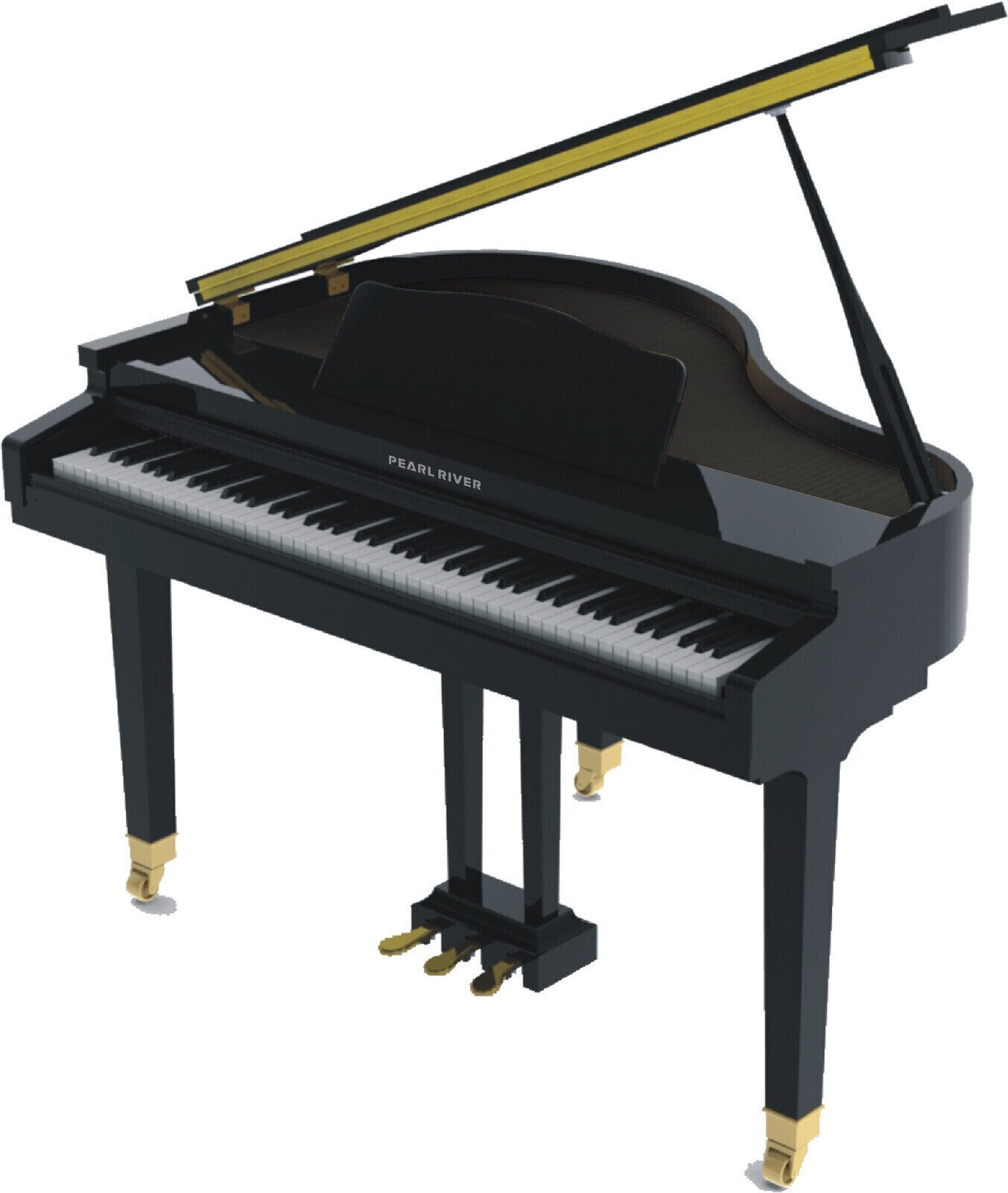 Digitális grand zongora Pearl River GP 1100 Fekete Digitális grand zongora