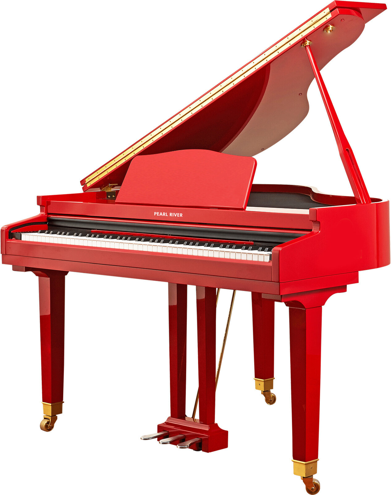 Piano grand à queue numérique Pearl River GP 1100 Rouge Piano grand à queue numérique