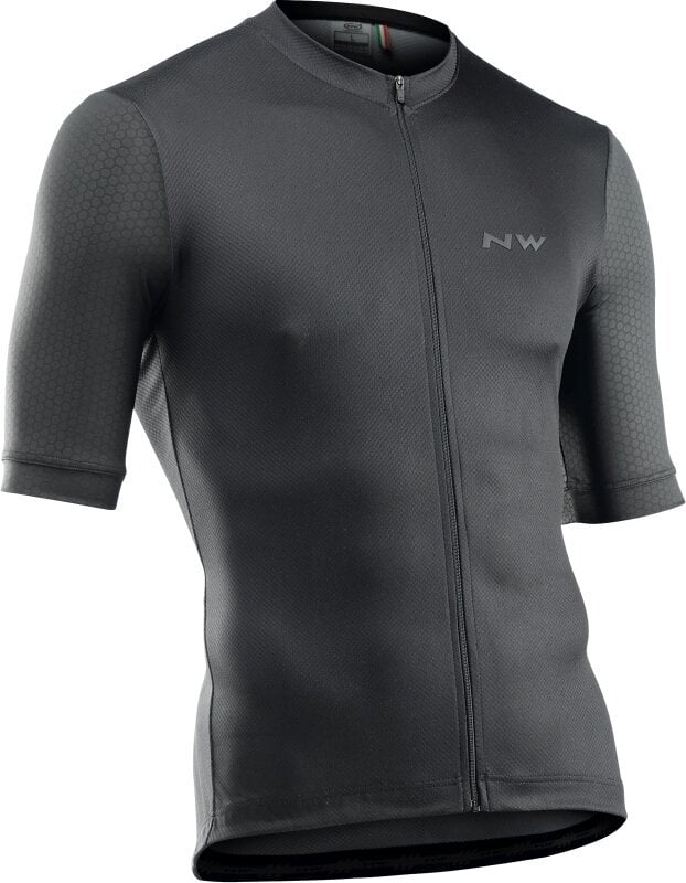 Biciklistički dres Northwave Active Jersey Short Sleeve Dres Black M
