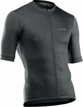 Mez kerékpározáshoz Northwave Active Jersey Short Sleeve Dzsörzi Black M - 1