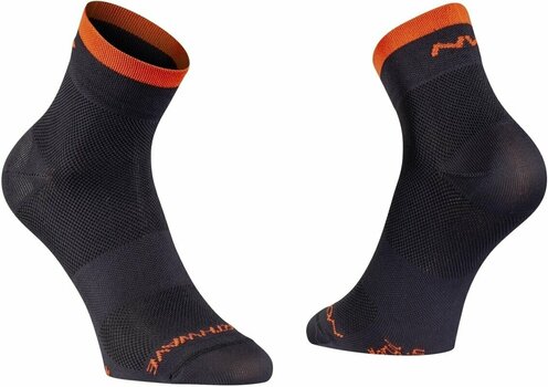 Kolesarske nogavice Northwave Origin Sock Black/Siena Ora XS Kolesarske nogavice - 1