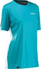 Kolesarski dres, majica Northwave Womens Xtrail Short Sleeve Ice/Green