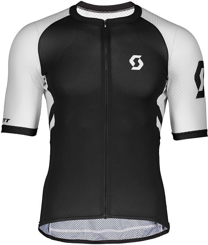 Odzież kolarska / koszulka Scott RC Premium Climber Golf Czarny-Biała M