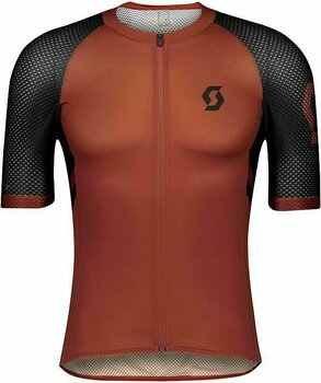 Cycling jersey Scott RC Premium Climber Jersey Rust Red/Black M - 1