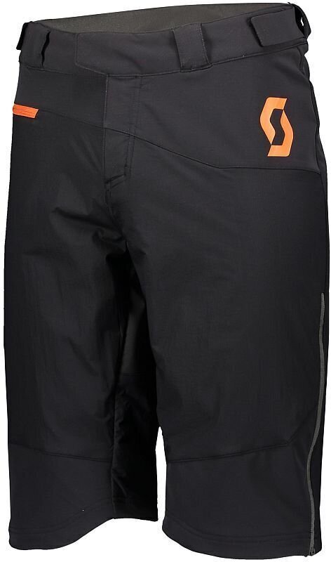 Cyklo-kalhoty Scott Trail Storm Alpha Black/Orange Pumpkin XL Cyklo-kalhoty