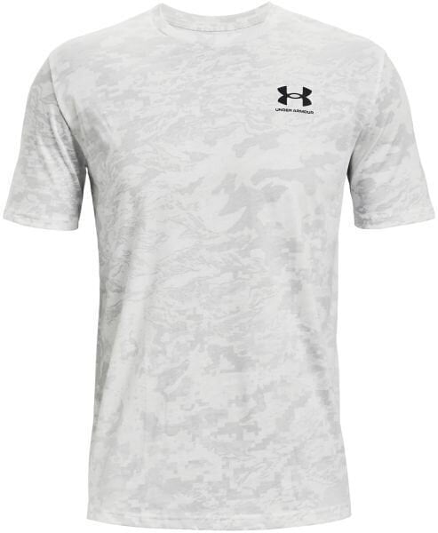 Fitness shirt Under Armour ABC Camo White/Mod Gray S Fitness shirt