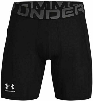 Running underwear Under Armour Men's HeatGear Armour Compression Shorts Black/Pitch Gray S Running underwear - 1