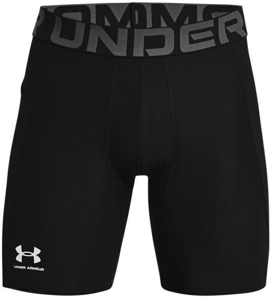 Sous-vêtements de course Under Armour Men's HeatGear Armour Compression Shorts Black/Pitch Gray XL Sous-vêtements de course