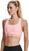 Fitness-undertøj Under Armour Women's Armour Mid Crossback Sports Bra Beta Tint/Stardust Pink L Fitness-undertøj