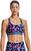 Фитнес бельо Under Armour Women's Armour Mid Crossback Printed Sports Bra Mineral Blue/Midnight Navy M Фитнес бельо