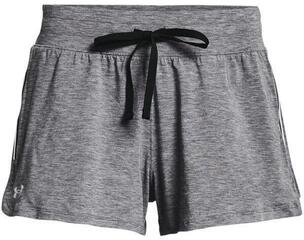 Fitness Trousers Under Armour Recover Sleep Black Fade Heather/Metallic Silver