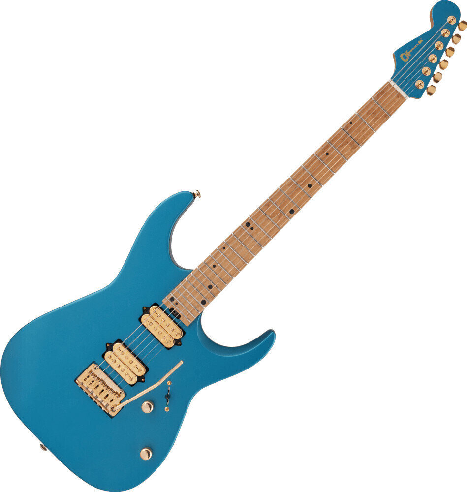 Charvel Angel Vivaldi Signature Pro-Mod DK24-6 Nova MN Lucerne Aqua Firemist Blue