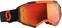 Óculos de ciclismo Scott Fury Orange/Black/Orange Chrome Óculos de ciclismo
