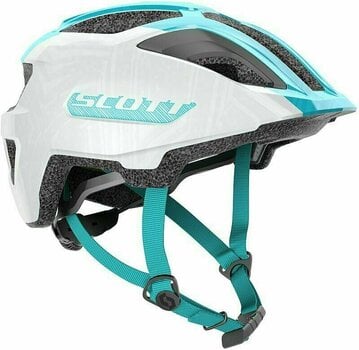 Dětská cyklistická helma Scott Spunto Junior Pearl White/Breeze Blue 50-56 cm Dětská cyklistická helma - 1