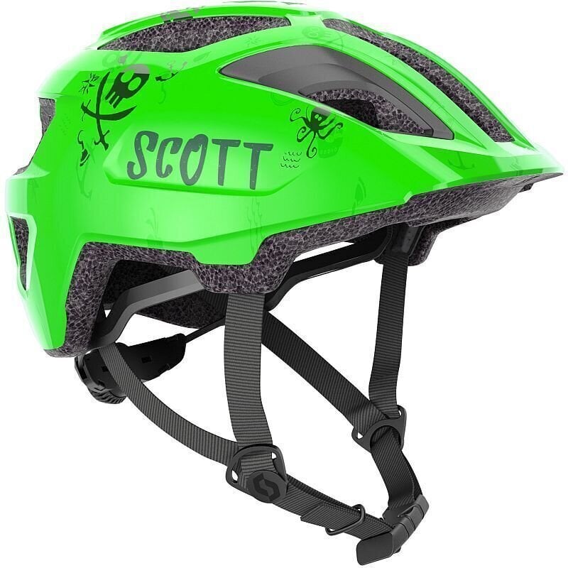 Kid Bike Helmet Scott Spunto Kid Fluo Green Kid Bike Helmet
