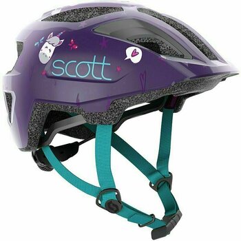 Casco de bicicleta para niños Scott Spunto Kid Deep Purple/Blue Casco de bicicleta para niños - 1