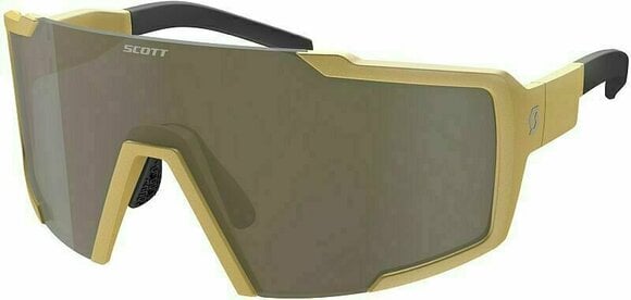 Cycling Glasses Scott Shield Gold/Bronze Chrome Cycling Glasses - 1