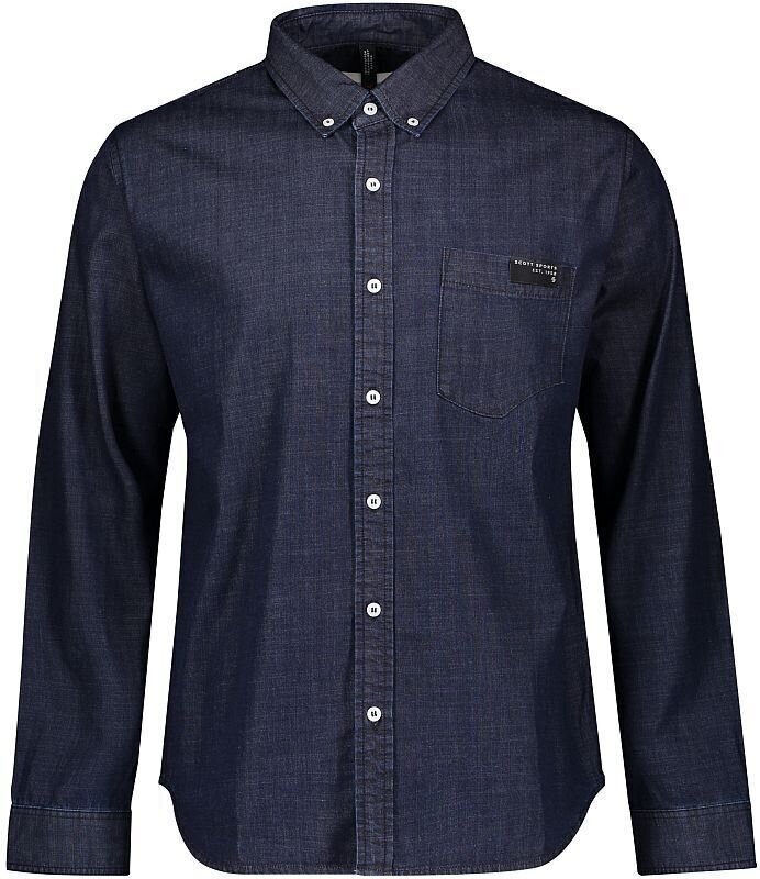 Outdoorové tričko Scott 10 Casual L/SL Denim Blue S Košela