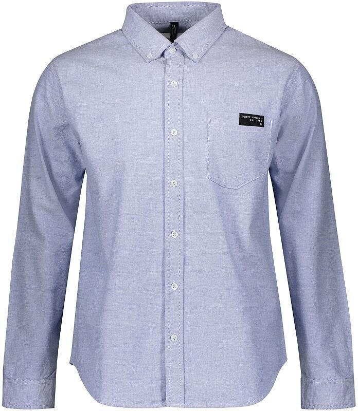 Outdoorové tričko Scott 10 Casual L/SL Blue Oxford S Košile