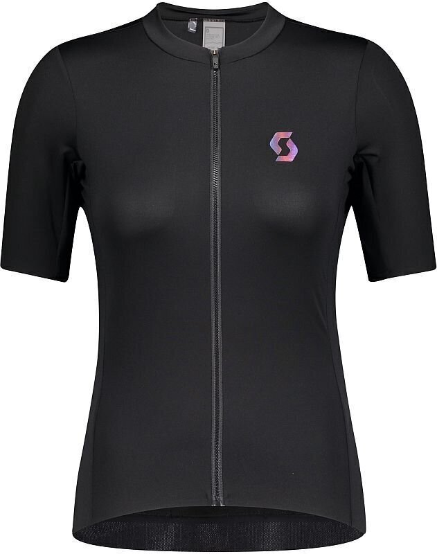 Camisola de ciclismo Scott Women's RC Contessa Signature S/SL Jersey Black/Nitro Purple L
