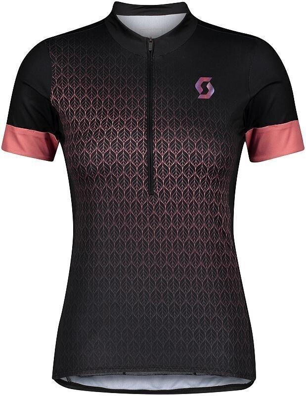 Велосипедна тениска Scott Contessa Signature Джърси Black/Nitro Purple S