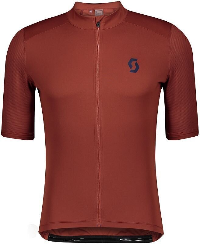 Odzież kolarska / koszulka Scott Endurance 10 S/SL Golf Rust Red/Midnight Blue S
