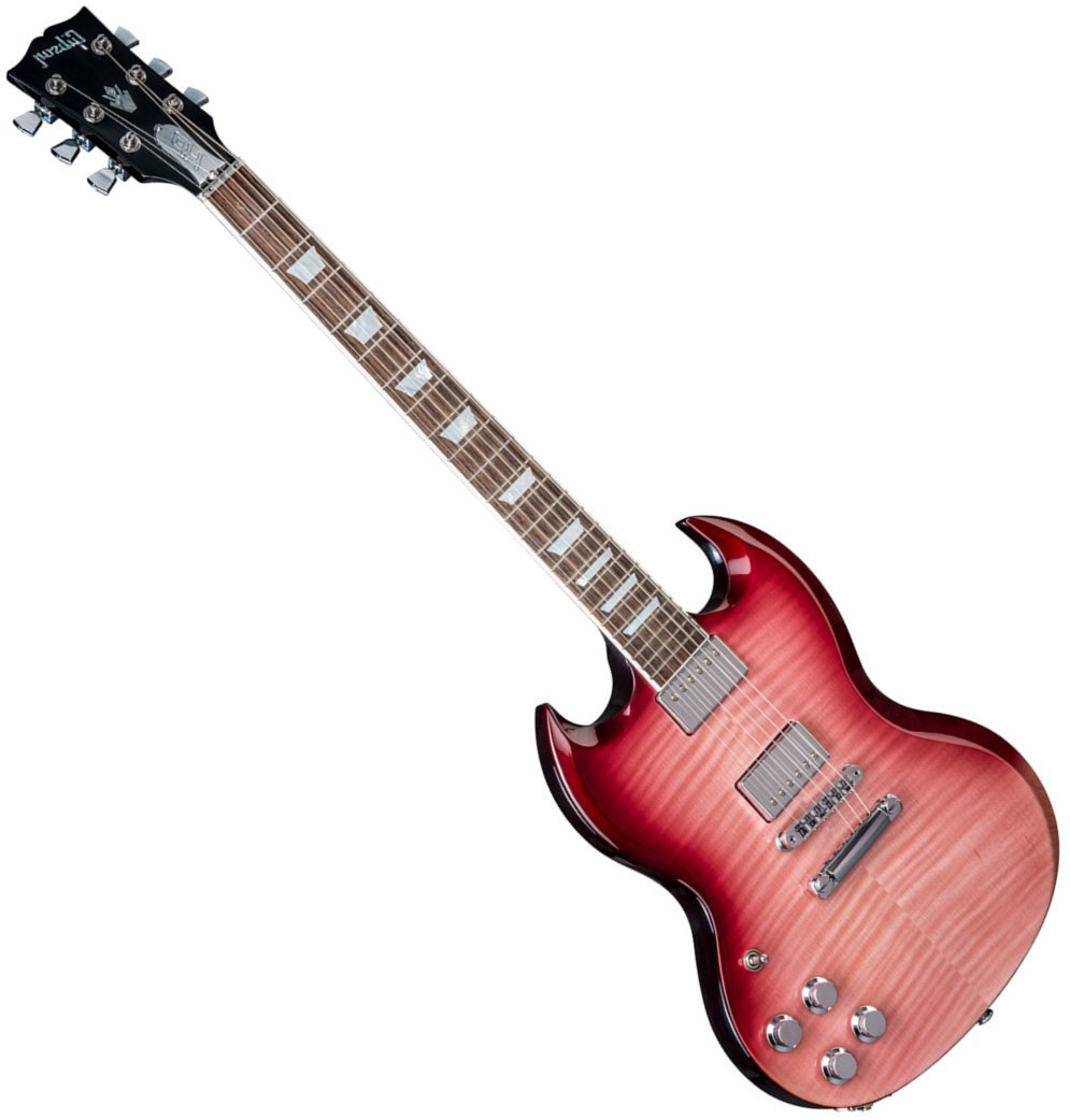E-Gitarre Gibson SG Standard HP 2018 Left Hand Hot Pink Fade