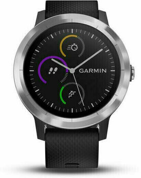 Smart hodinky Garmin vívoactive 3 Black Silicone/Stainless Steel - 1