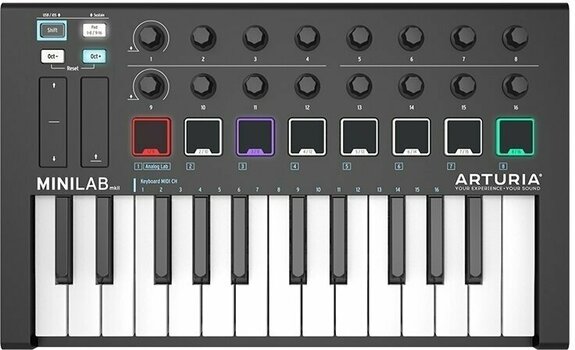 MIDI keyboard Arturia Minilab MKII Black - 1