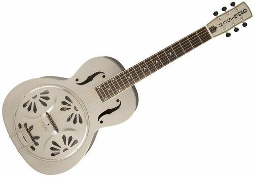 Resonator Guitar Gretsch G9231 Bobtail Steel Square-Neck A.E. Katalox FB - 1