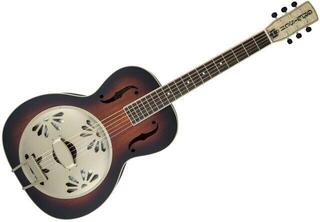 Resonator Guitar Gretsch G9241 Alligator Biscuit Katalox FB 2-Tone Sunburst Resonator Guitar