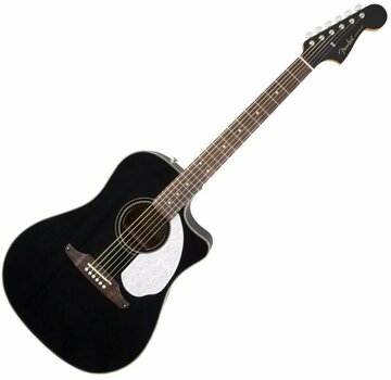 Guitarra electroacústica Fender Sonoran SCE Walnut FB Black - 1