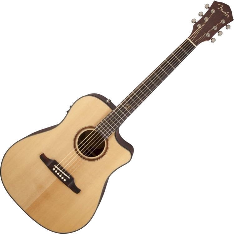 Електро-акустична китара Дреднаут Fender F1000CE Walnut FB Natural