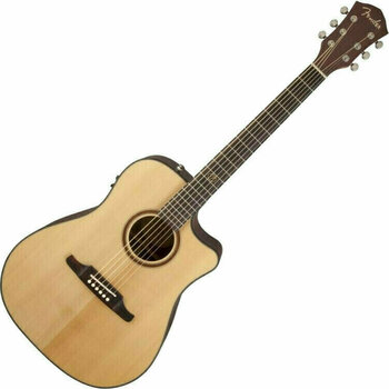 elektroakustisk guitar Fender F1000CE Walnut FB Natural - 1