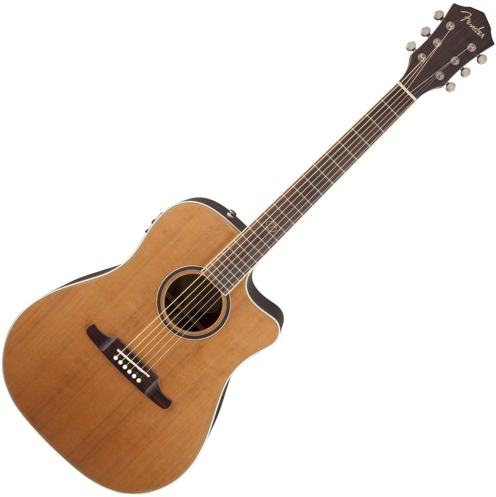 elektroakustisk guitar Fender F1030SCE Walnut FB Natural