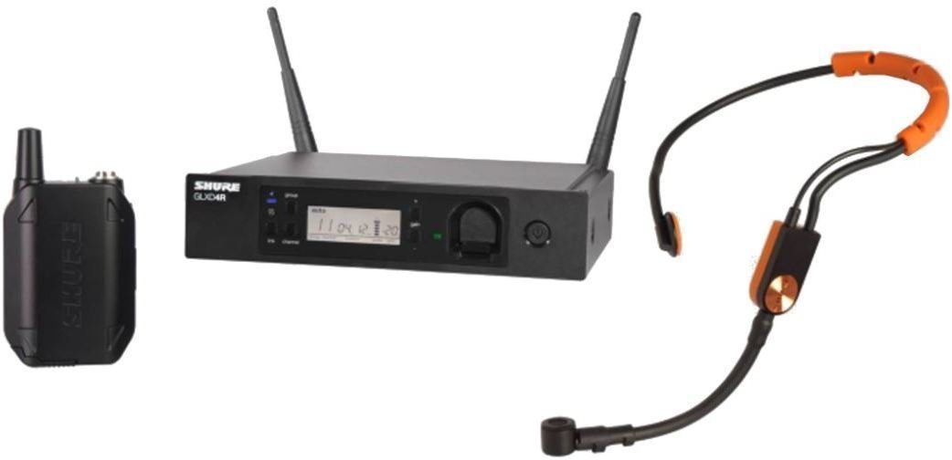 Draadloos Headset-systeem Shure GLXD14RE/SM31 Z2: 2404-2478 MHz