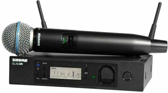 Set Microfoni Palmari Wireless Shure GLXD24RE/B58 Z2: 2404-2478 MHz - 1