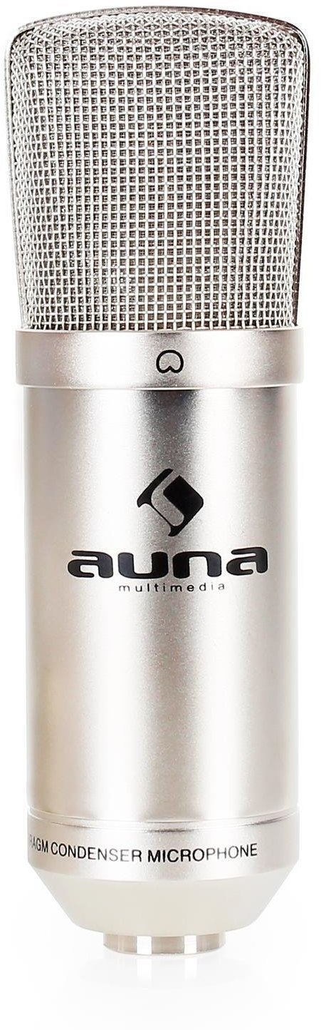 Microphone à condensateur pour studio Auna CM001S
