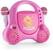 Karaoke sustav Auna Rockpocket Pink Karaoke sustav