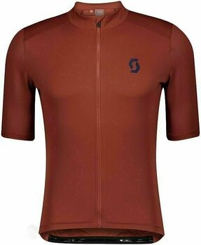 Fietsshirt Scott Endurance 10 S/SL Jersey Rust Red/Midnight Blue L - 1