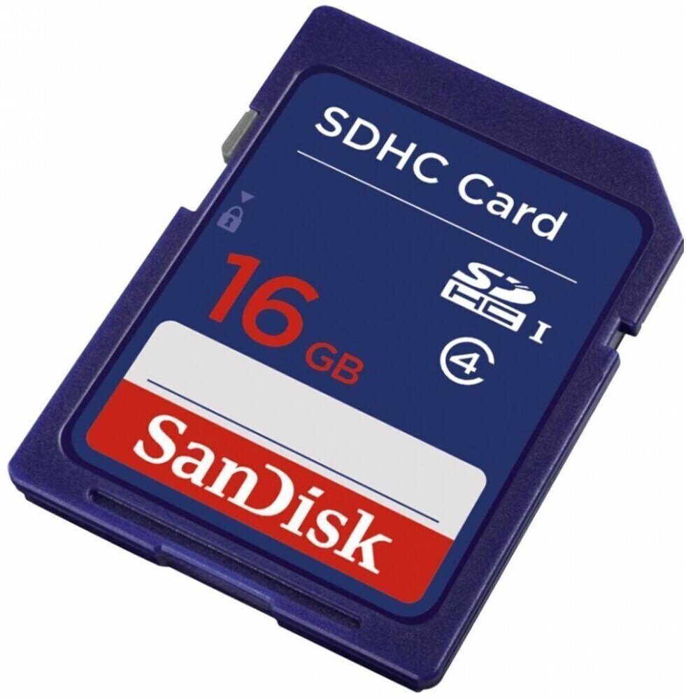Карта памет SanDisk SDHC Class 4 16 GB SDSDB-016G-B35