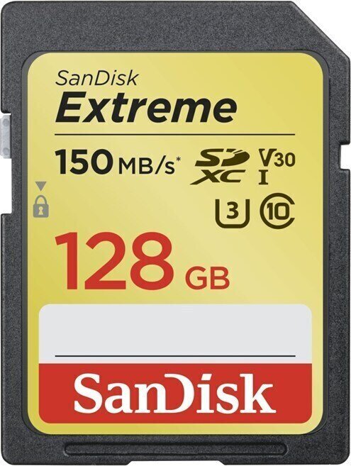 Tarjeta de memoria SanDisk Extreme SDXC 128 GB SDSDXV5-128G-GNCIN SDXC 128 GB Tarjeta de memoria
