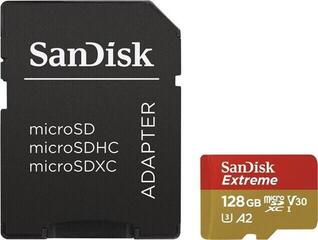 Memory Card SanDisk Extreme microSDXC 128 GB SDSQXA1-128G-GN6AA Micro SDXC 128 GB Memory Card
