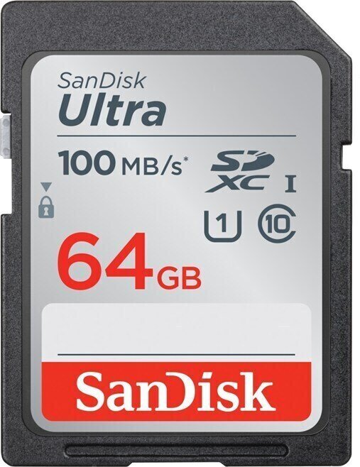 Carduri de memorie SanDisk Ultra SDXC UHS-I 64 GB SDSDUNR-064G-GN6IN SDXC 64 GB Carduri de memorie