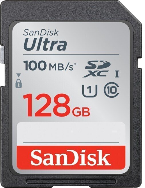 Muistikortti SanDisk Ultra SDXC UHS-I 128 GB SDSDUNR-128G-GN6IN SDXC 128 GB Muistikortti
