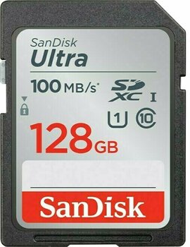 Cartão de memória SanDisk Ultra SDXC UHS-I 128 GB SDSDUNR-128G-GN6IN SDXC 128 GB Cartão de memória - 1