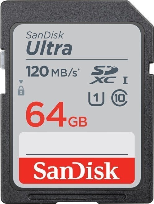 Geheugenkaart SanDisk Ultra 64 GB SDXC SDSDUN4-064G-GN6IN SDXC 64 GB Geheugenkaart