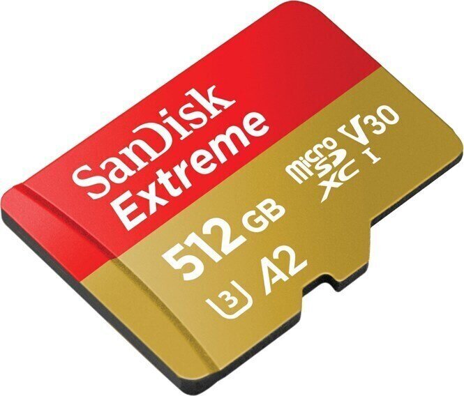 Paměťová karta SanDisk Extreme Micro SDXC 512 GB SDSQXA1-512G-GN6MA Micro SDXC 512 GB Paměťová karta